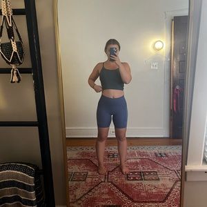 Aerie Blue Bike Shorts